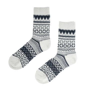 Chaussettes de tube moyen d'épaississement de coton aiguille double