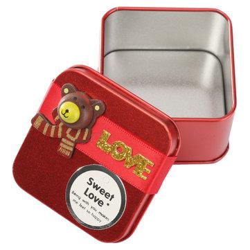 Boîte De Cadeau De Fer De Noël Boîte Motif D'anniversaire Anniversaire De Mariage Faveur De Bijoux De Stockage Carte Cas Titulaire