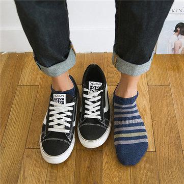 Striped cotton socks