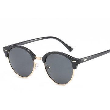 Fashion Vintage UV400 Outdoor Shades Retro Lunettes de soleil rondes
