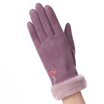 Gants en daim chauds