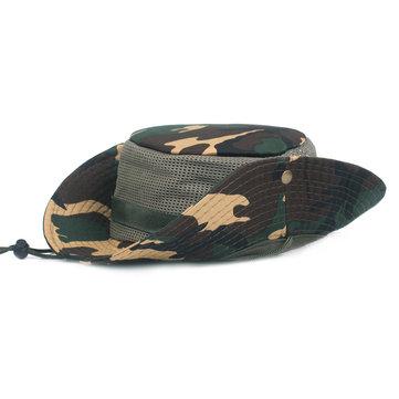 Casquette de pêcheur de camouflage de plein air d'hommes d'hommes