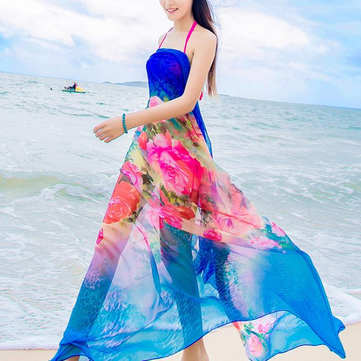 Cicatrice de soie florale Summer Beach