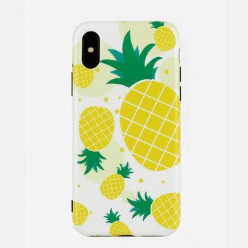 Motif de fruits d'ananas TPU Soft Coque pour téléphone
