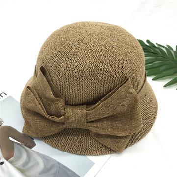 Chapeau de seau uni coton