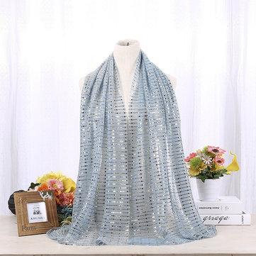Foulard de style ethnique foulard paillettes foulards châle musulman