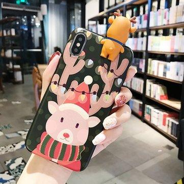 Coquille de téléphone de Noël pour iPhone tout compris