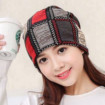 Bonnet en maille de velours de coton