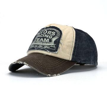 Casquette ajustable Patch Colorblock unisexe