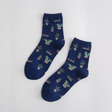 Cute multicolored cotton socks