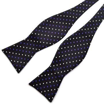 Jacquard Paisley Woven Silk Tie with Bow Tie for Men