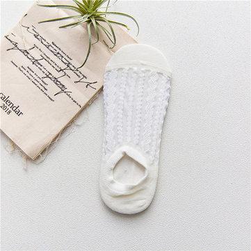 Chaussettes de bateau respirantes transparentes