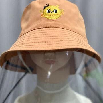 Chapeau anti-poussière brodé pour enfants