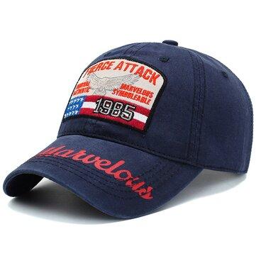 Casquette de baseball brodée vintage d'été unisexe