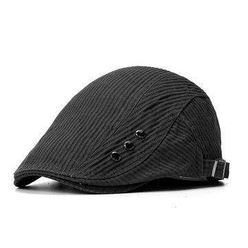 Béret Vogue en coton à boutons d'été