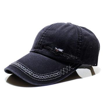 Casquette de baseball lavée à plat