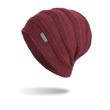 Nouveau Plus Bonnet de chandail tricoté avec capuchon en fer horizontal