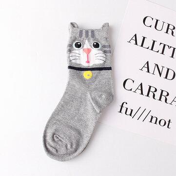 Chaussettes de dessin animé mignon oreilles de chat