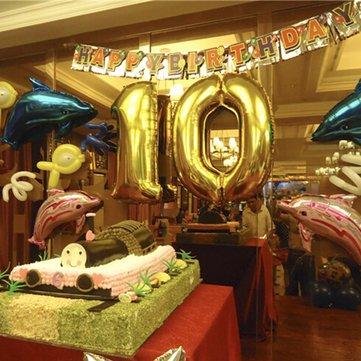 1pcs 40 & # 39; & # 39; aluminum foil number balloon wedding party decoration