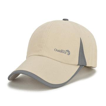 Casquette de baseball ajustable en coton sec pour sueur d'été
