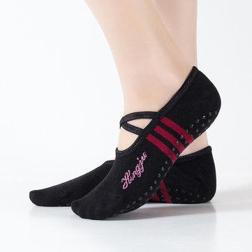 Round Head Backless Yoga Chaussettes Chaussettes antidérapantes