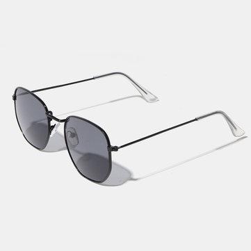 Lunettes de soleil multicolores avec monture en métal Lunettes de soleil rétro