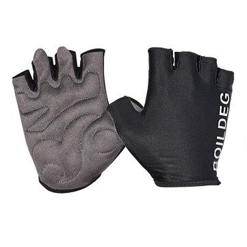 Gants anti-glissement à demi-doigts avec absorption des chocs