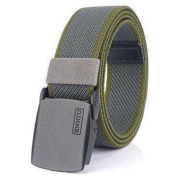 Formation militaire Pantalon de sport tactique en plein air Ceinture Casual Stretch Nylon Ceinture en toile