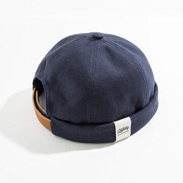 Casquette rétro marinière Cold Chapeau Solid Color Skull Caps