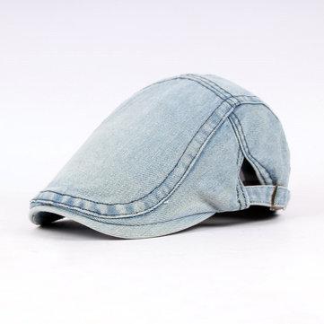 Béret en denim lavé