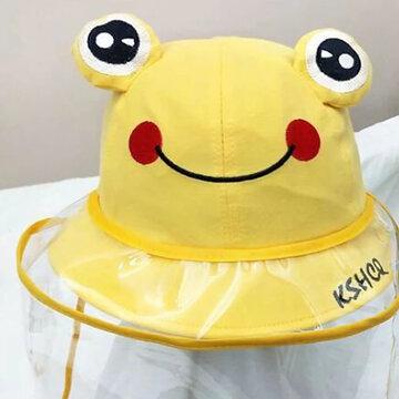 Écran facial amovible pour capuchon anti-poussière pour enfants