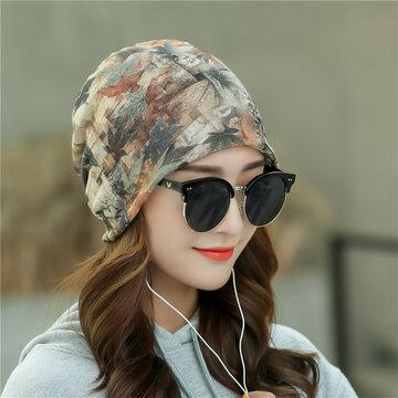 Chapeau de chimiothérapie imprimé bonnet floral rétro