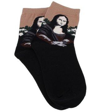 Chrstras occidental Abstractionisme Art de peinture Bande dessinée Chaussettes mignonnes