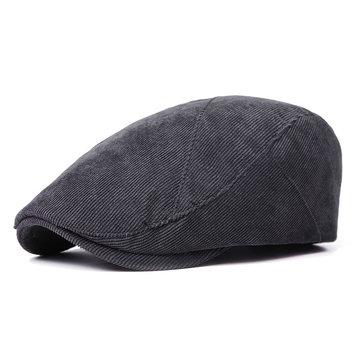 Béret en coton unisexe couleur unie