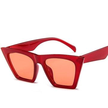 Lunettes de soleil multicolores à monture multicolore