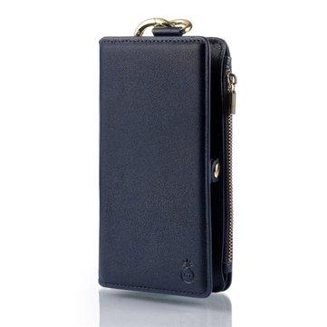 Étui de téléphone portable portefeuille couleur PU + cuir