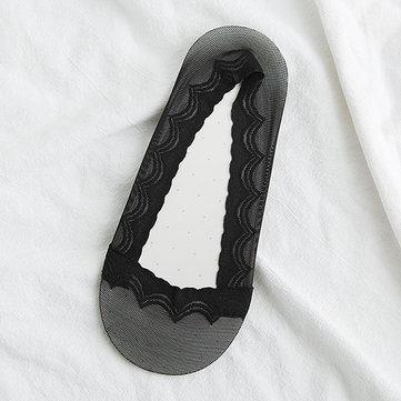 Chaussettes invisibles en dentelle