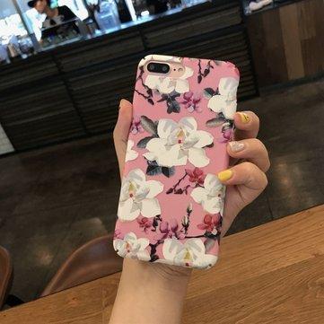 Étui pour téléphone PC de style littéraire floral rétro