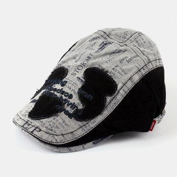 Denim Stitching Flat Cap Fashion Bérets d'extérieur