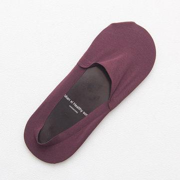 Chaussettes de bateau design en coton unisexe antidérapantes