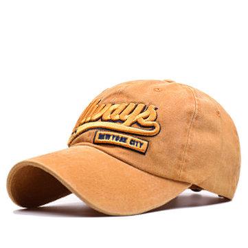 Casquette de baseball pare-soleil en coton délavé