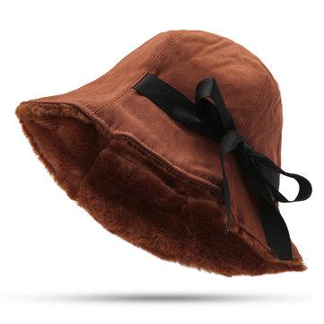 Plus Chapeau de pêcheur double usage chaud velours