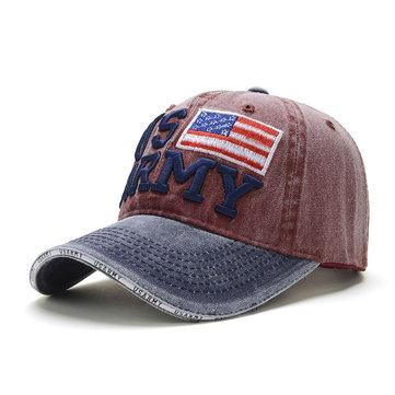 Casquette de baseball patriotique élégant drapeau américain en détresse