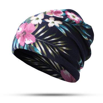 Chapeau Coton Imprimé Chapeau Cheveux Attachés Bandeau Cou Double usage