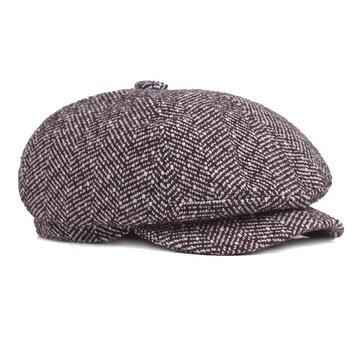 Béret en coton tricot vintage
