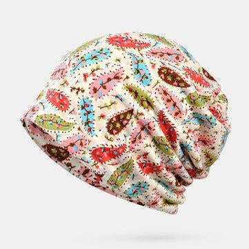 Bonnet floral imprimé chapeau bonne casquette turban respirant élastique