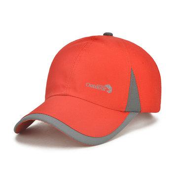 Casquette de baseball ajustable en coton sec pour sueur d'été