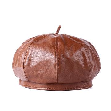Casquette de dame de béret de couleur unie d'unité centrale