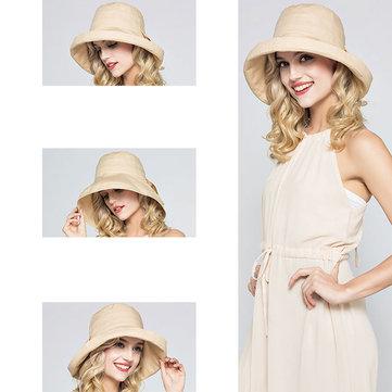 Adjustable foldable summer sun hat