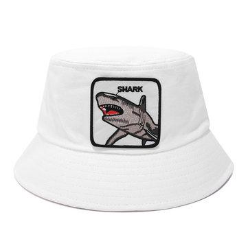 Chapeau de pêcheur en coton avec imprimé animal et chapeau de soleil